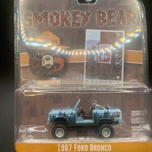 1:64 Greenlight Collectibles Smoky Bear 1967 Ford Bronco NEW IN PACKAGE
